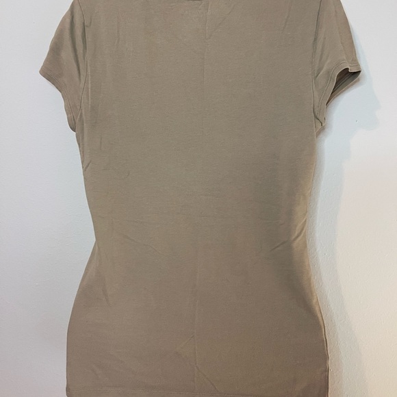 Ann Taylor Olive V-Neck Short Sleeve Tee – XS - Picture 7 of 8